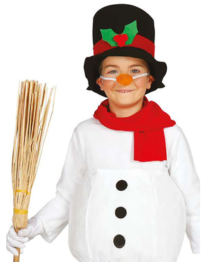 Costume da pupazzo di neve divertente da bambino