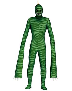Mutant Reptil Kostyme for Menn
