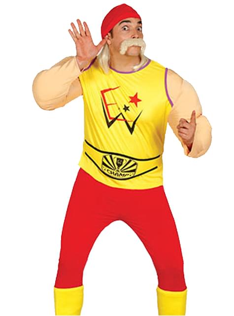 Costume da lottatore Hogan per uomo. Consegna express
