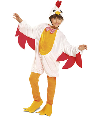 Disfraz de gallina ponedora para niña