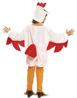 Disfraz de gallina ponedora para niña