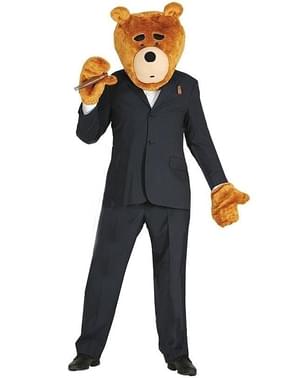 Неподправената мечка за глава на възрастен и комплект за ръце