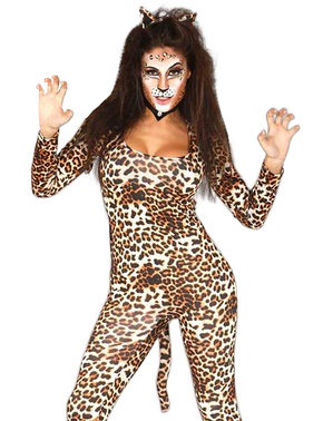 Ond leopard kostume til kvinder