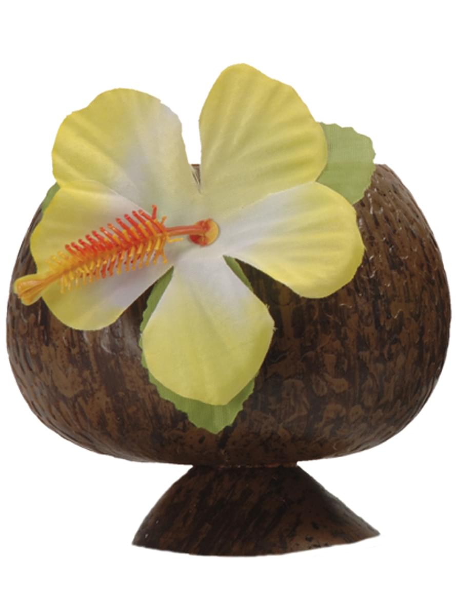 Copo de coco havaiano