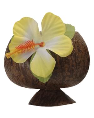 Copo de coco havaiano