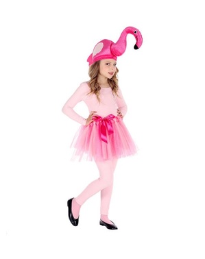 女の子のためのピンクのフラミンゴ衣装