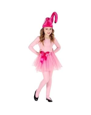 Flamingo Kostüm rosa für Mädchen