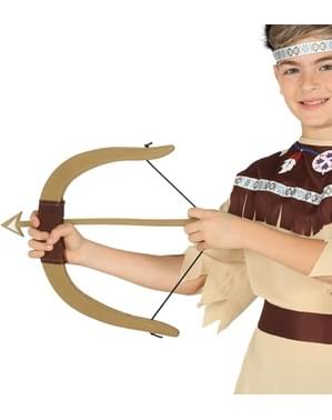 Bue med 3 indianer-pile til børn