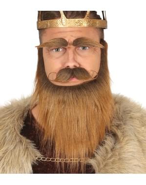Sada vousů a obočí Viking