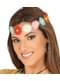 Bandeau cheveux fleurs multicolores hippie