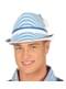 Chapeau Oktoberfest blanc et bleu adulte