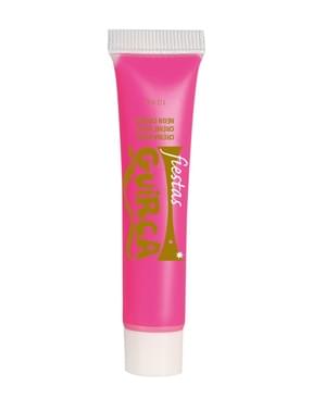 Maquillaje rosa neón en crema tubo 10 ml