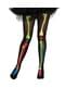 Collants esqueleto multicolor para mulher