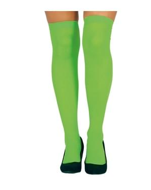 Medias verdes para mujer