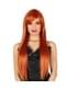 Chestnut smooth fringe wig for women