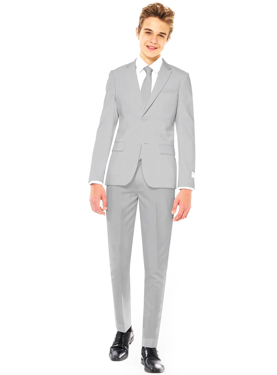Grey Suit for kids - Opposuits