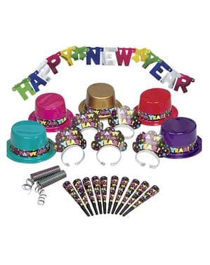 Kit de cotillón para 10 personas - Happy New Year
