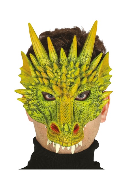 グリーンドラゴンラテックス半分は大人用のマスク
