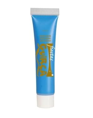 Maquillaje azul neón en crema tubo 10 ml