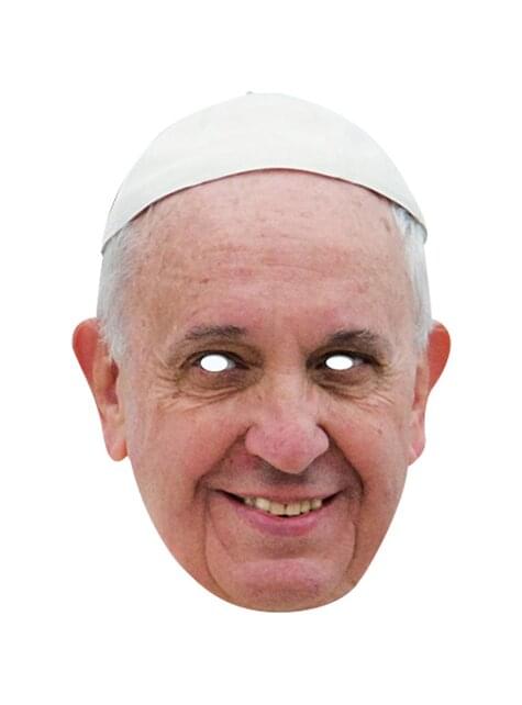 Papierowa maska Papież Franciszek dla dorosłych