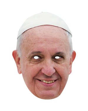 Maska pro dospělé papež František