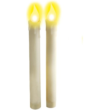 LED Sviečky biele