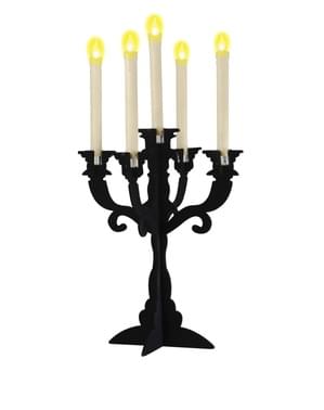 Bougies blanches avec led