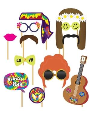 12 piese pentru Photobooth Hippie