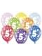 6 Latex balloons Number 