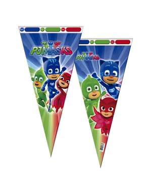 6 påsar konformade stora PJ Masks
