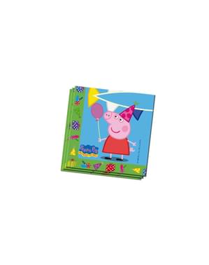 20 Peppa Pig servetten (33x33 cm)