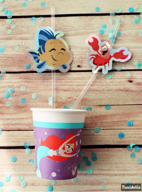 8 muggar med Lilla Sjöjungfrun - Ariel Under the Sea