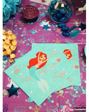 Sett med 20 Den Lille Havfrue Servietter - Ariel Under the Sea