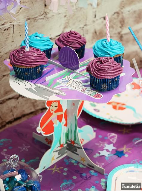 Base decorativa per cupcake della Sirenetta- Ariel Under the Sea