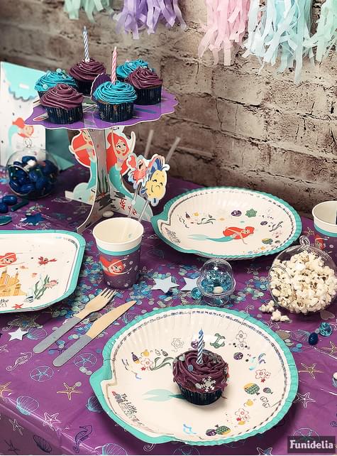Base decorativa per cupcake della Sirenetta- Ariel Under the Sea