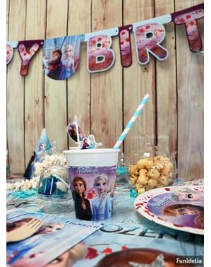 8 vasos Frozen 2 de plástico (20 cl)