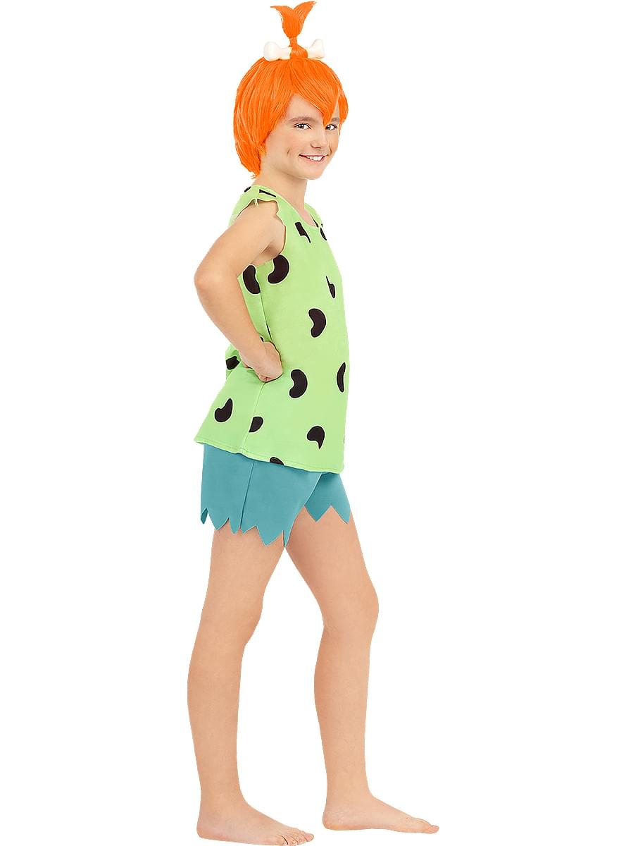 Fato de Pebbles para menina - Os Flintstones