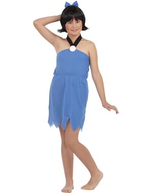 Fato de Betty Rubble para menina - Os Flintstones