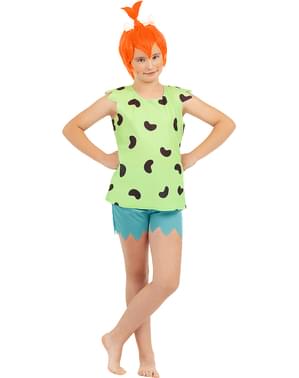 Fato de Pebbles para menina - Os Flintstones