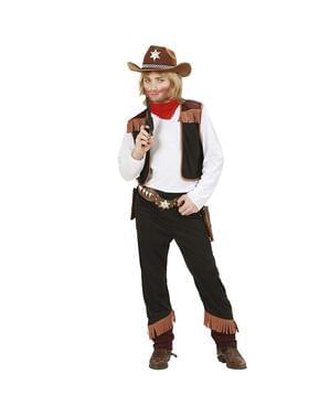 Kostum koboi Wild West untuk anak