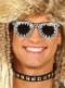 Diamante rock star glasses for adults