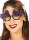 Glasses with two purple bows for women