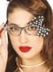 50s Glasses with Diamonds and Bow for Women