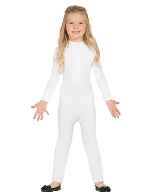 Maillot branco para menina