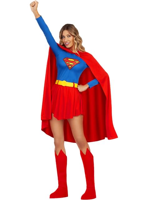 Costume de Supergirl Deguisement super héros Déguisement Femme