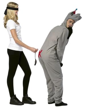 Couple's Pin the Tail on the Donkey Costume