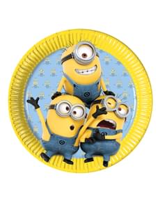 Set of 8 Minions Plates