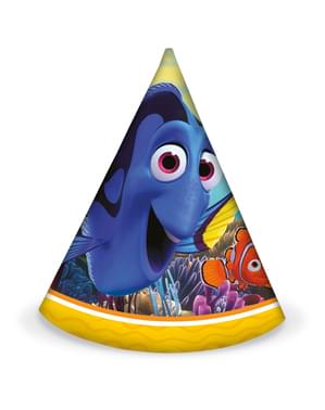 6 gorritos de cumpleaños buscando a Dory