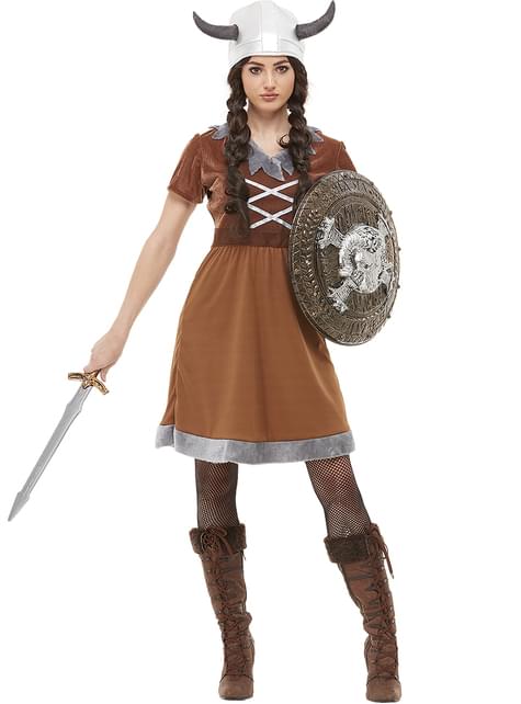 Fato de viking para mulher tamanho grande