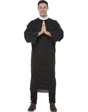 Præst plus size kostume